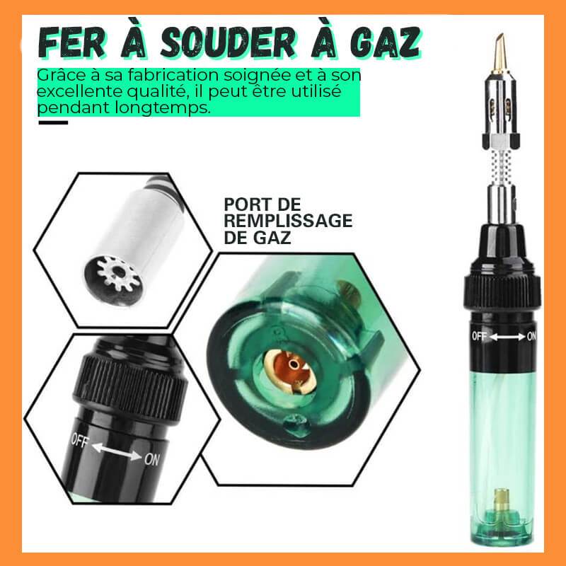 Fer à souder portable 4 en 1 à gaz