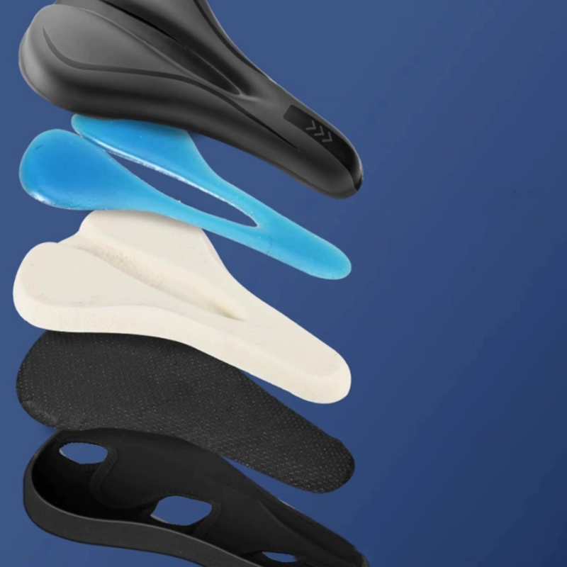 Housse de selle de vélo en silicone confortable et antidérapante