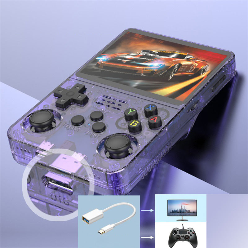 Console rétro portable écran 3,5 pouces avec jeux intégrés