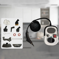 Nettoyeur vapeur portable multifonction avec chauffage rapide
