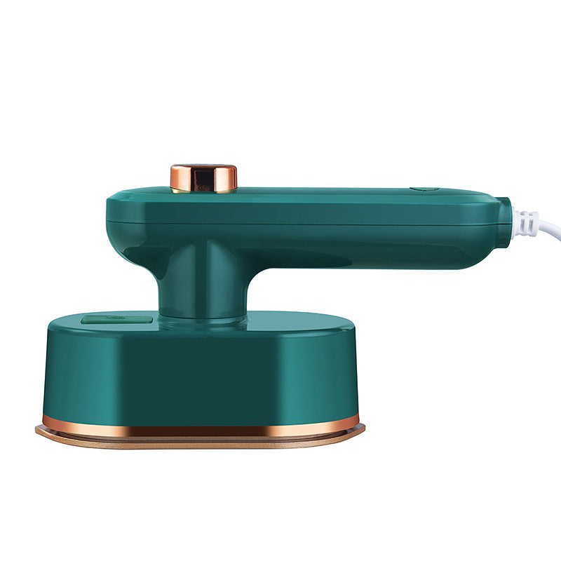 Mini fer à vapeur portable avec semelle en titane et poignée rotative