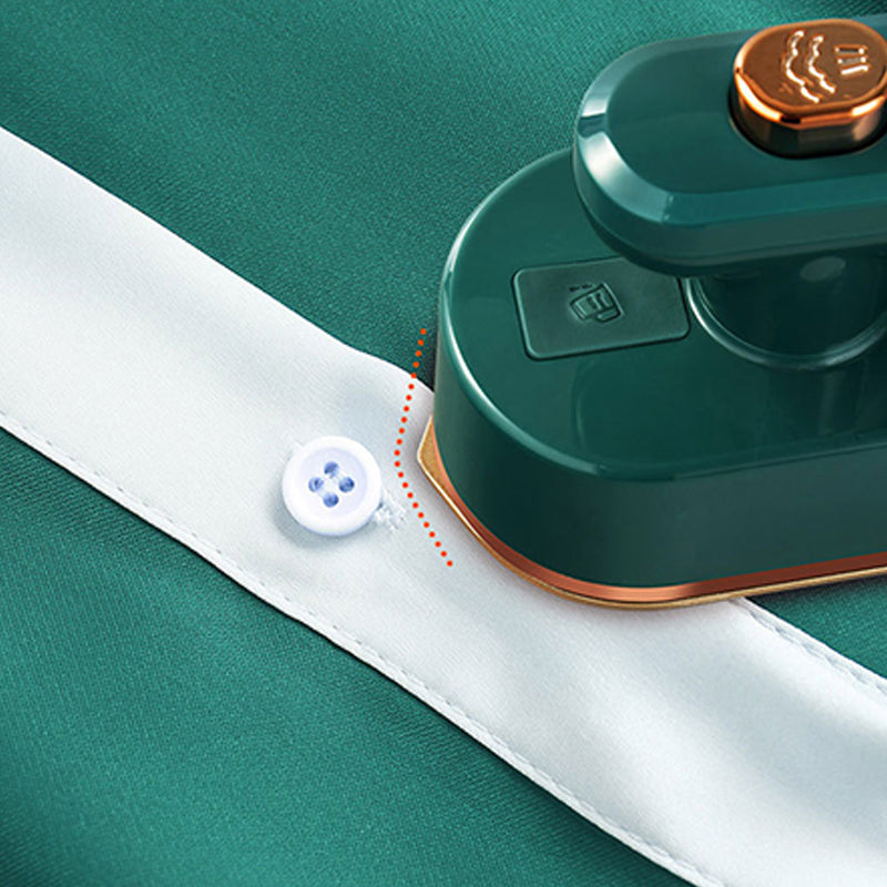 Mini fer à vapeur portable avec semelle en titane et poignée rotative