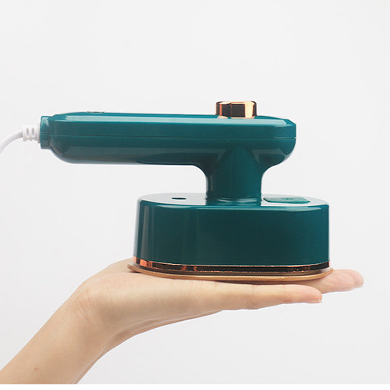 Mini fer à vapeur portable avec semelle en titane et poignée rotative
