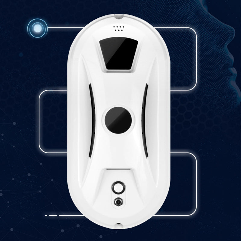 Robot nettoyeur de vitres automatique intelligent avec double brosse