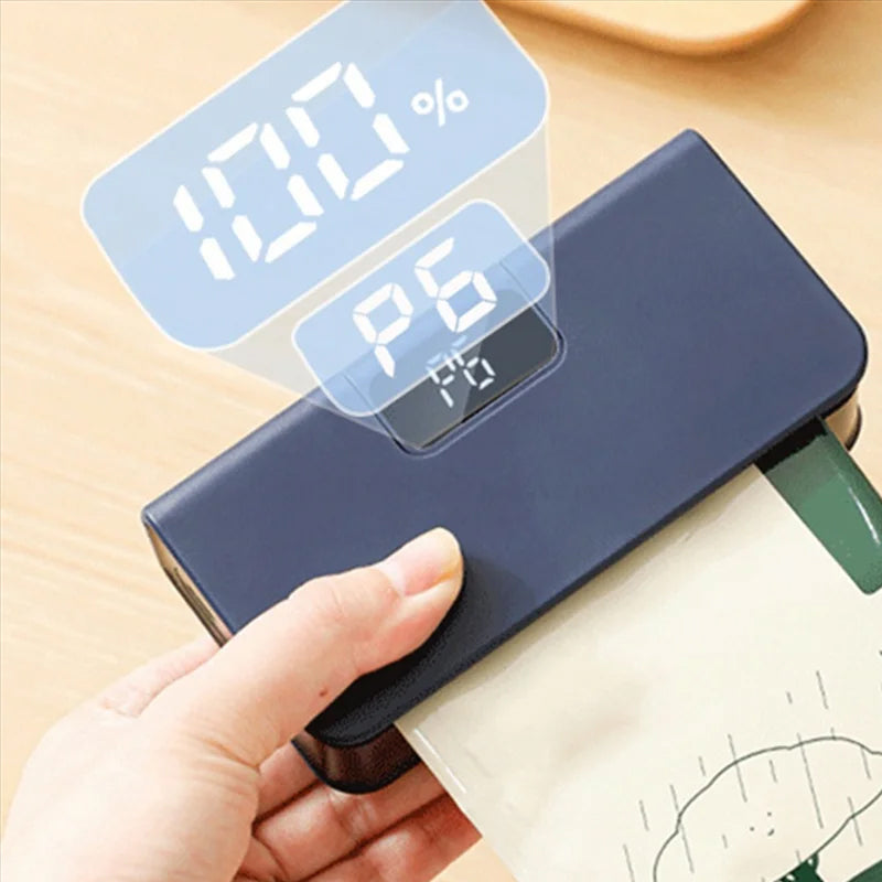 Mini scelleuse 2 en 1 rechargeable USB-C avec cutter intégré