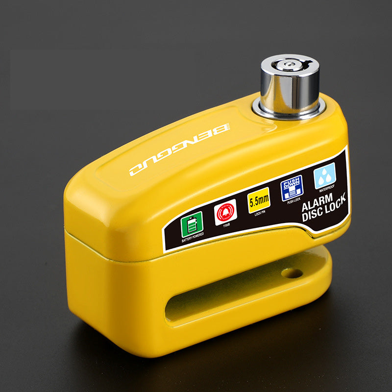 Antivol moto verrou à disque avec alarme intégrée