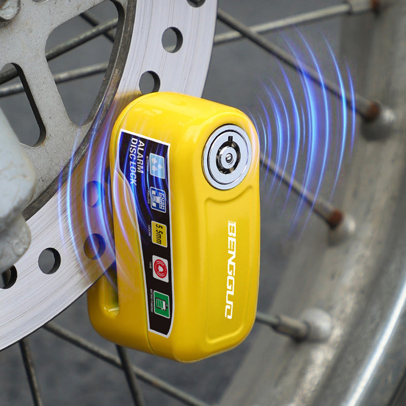 Antivol moto verrou à disque avec alarme intégrée
