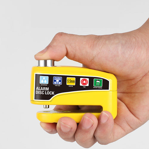 Antivol moto verrou à disque avec alarme intégrée