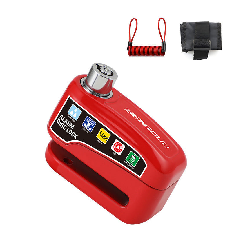 Antivol moto verrou à disque avec alarme intégrée