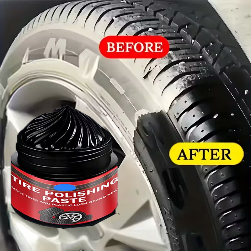 Rénovateur noir pour pneus protection UV longue durée