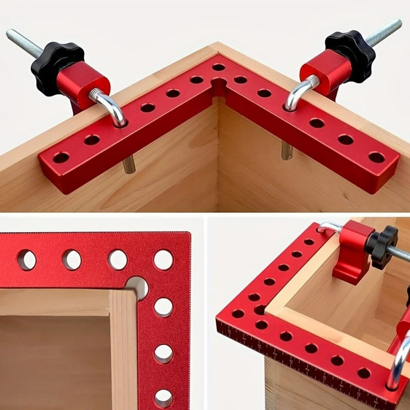 Kit équerres de positionnement 90° avec serre-joints pour menuiserie