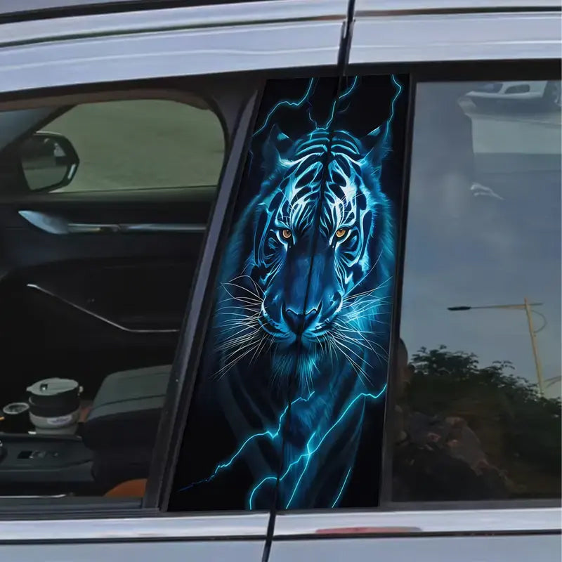 Autocollants décoratifs pour montants B de voiture universels