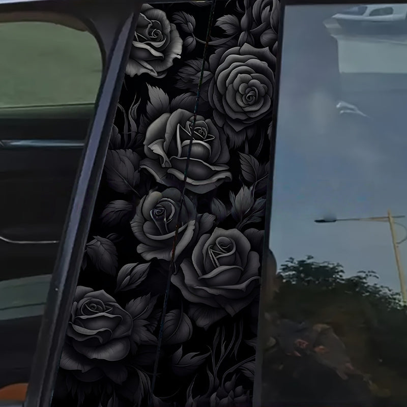 Autocollants décoratifs pour montants B de voiture universels