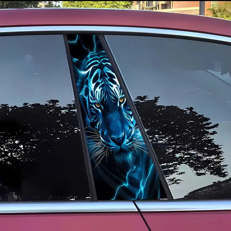 Autocollants décoratifs pour montants B de voiture universels