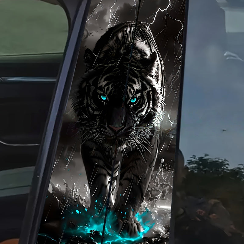 Autocollants décoratifs pour montants B de voiture universels