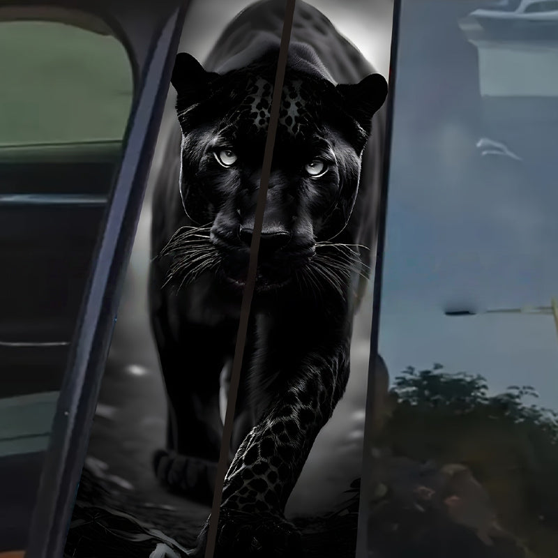 Autocollants décoratifs pour montants B de voiture universels