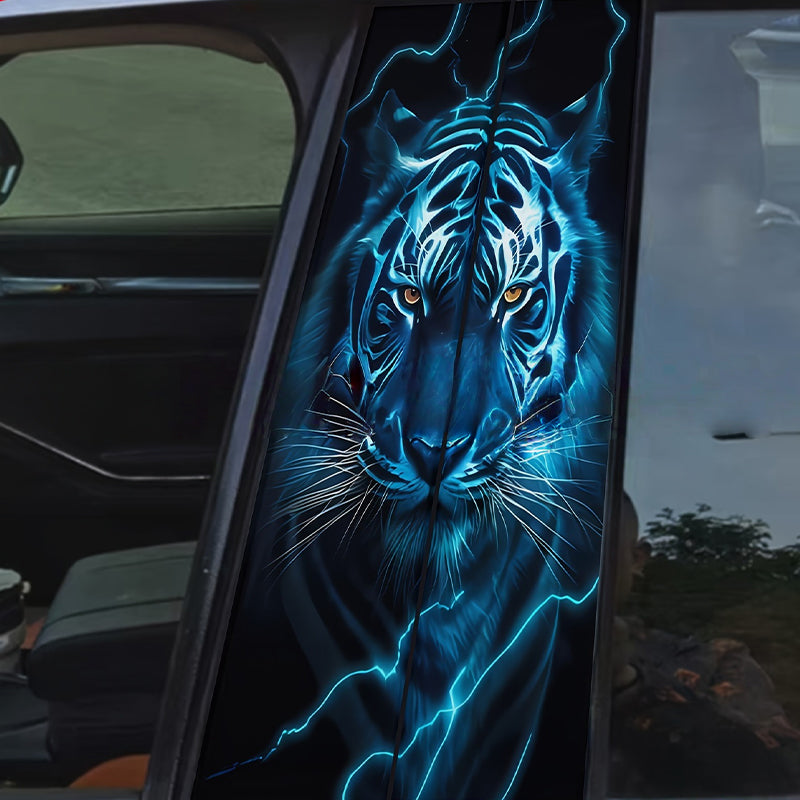 Autocollants décoratifs pour montants B de voiture universels