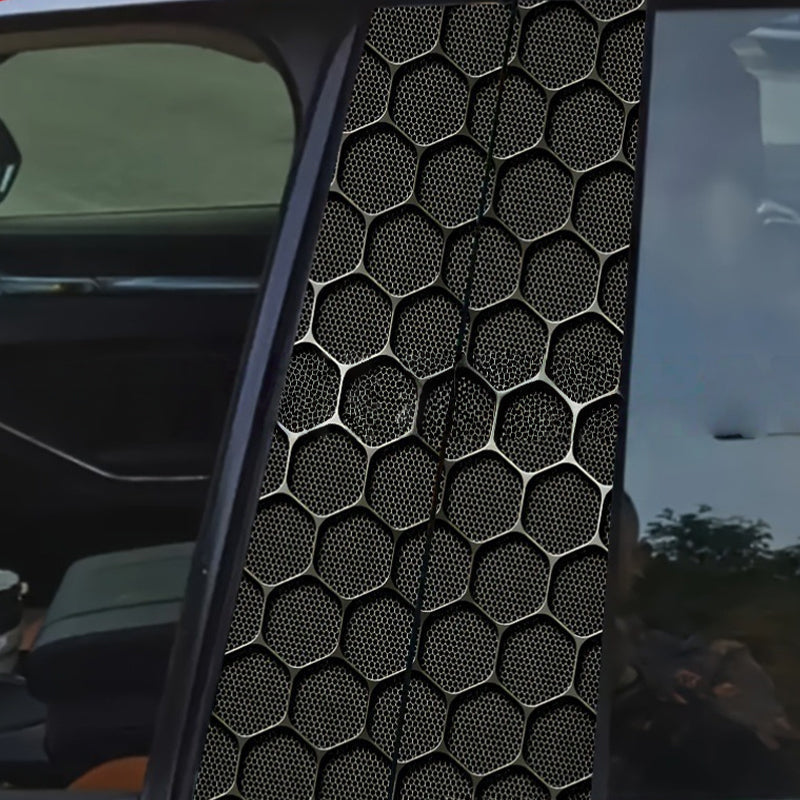 Autocollants décoratifs pour montants B de voiture universels