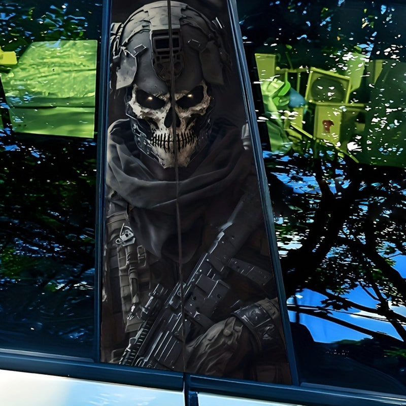 Autocollants décoratifs pour montants B de voiture universels