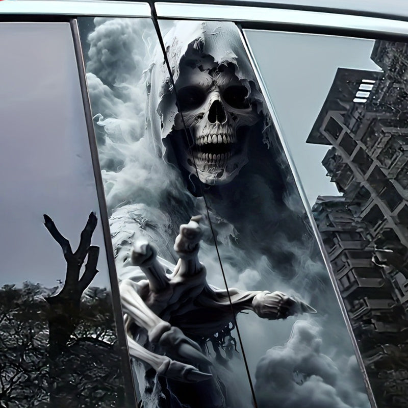 Autocollants décoratifs pour montants B de voiture universels