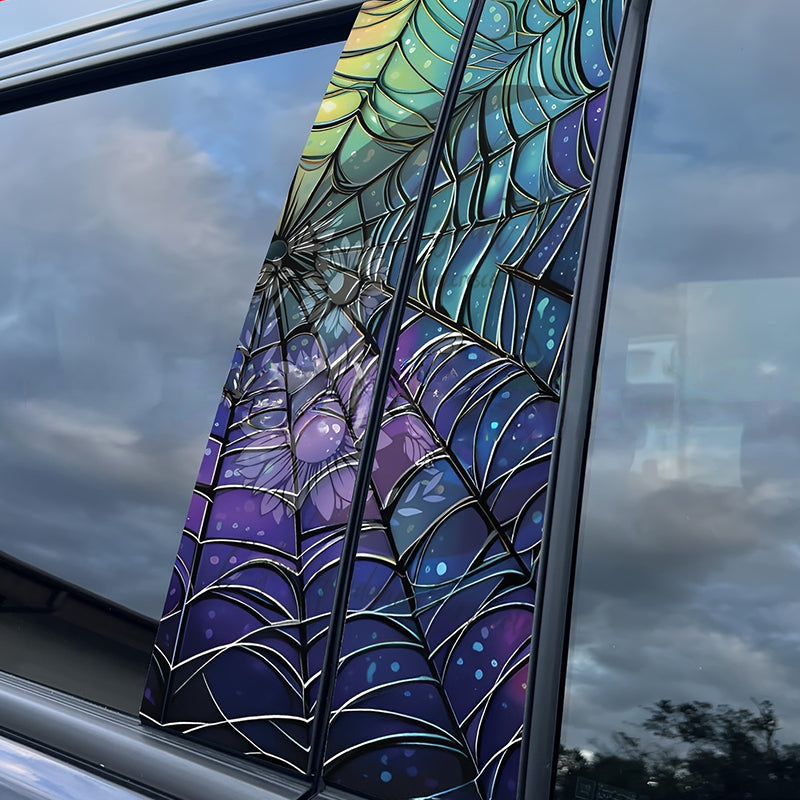 Autocollants décoratifs pour montants B de voiture universels