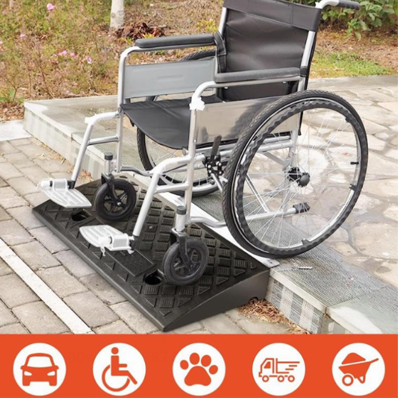 Rampe d'accès portable légère pour voiture, moto et fauteuil roulant