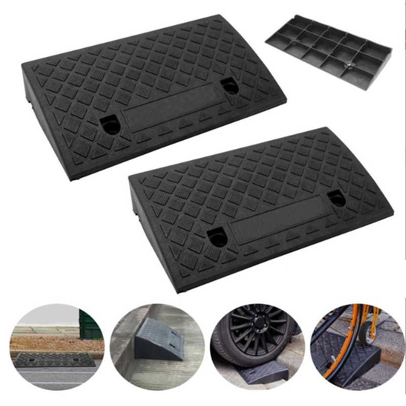 Rampe d'accès portable légère pour voiture, moto et fauteuil roulant