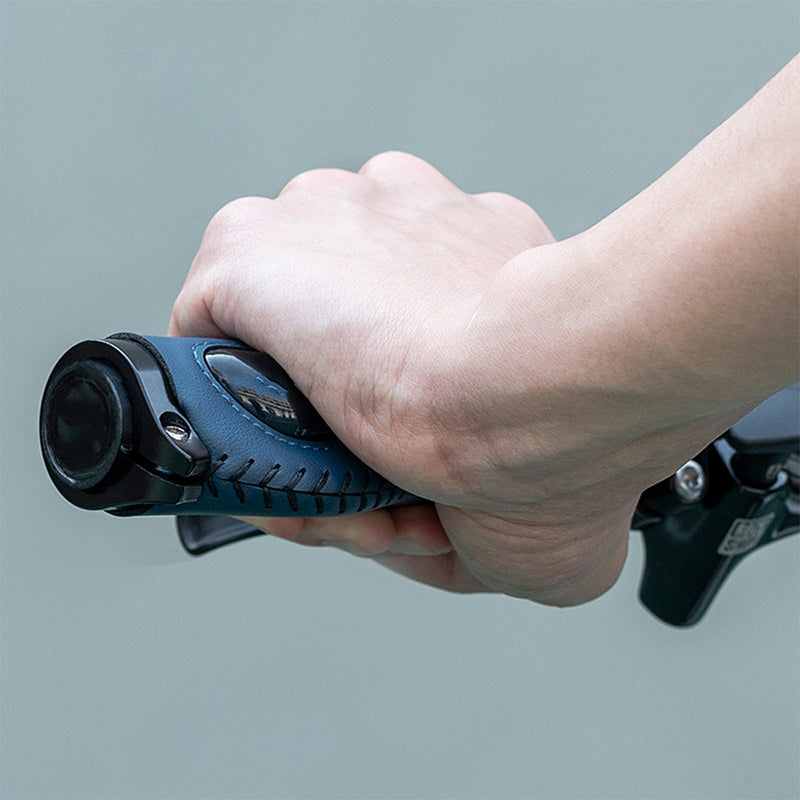 Poignées de guidon ergonomiques pour vélo avec repose-paume antidérapant