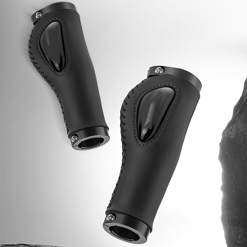 Poignées de guidon ergonomiques pour vélo avec repose-paume antidérapant