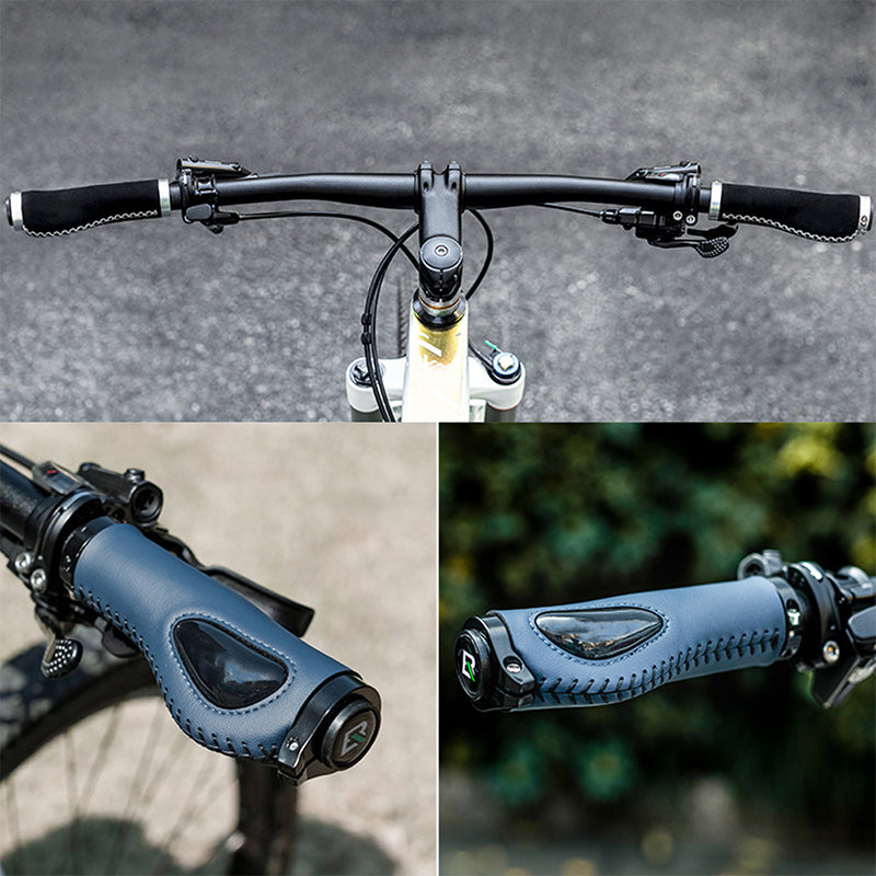 Poignées de guidon ergonomiques pour vélo avec repose-paume antidérapant