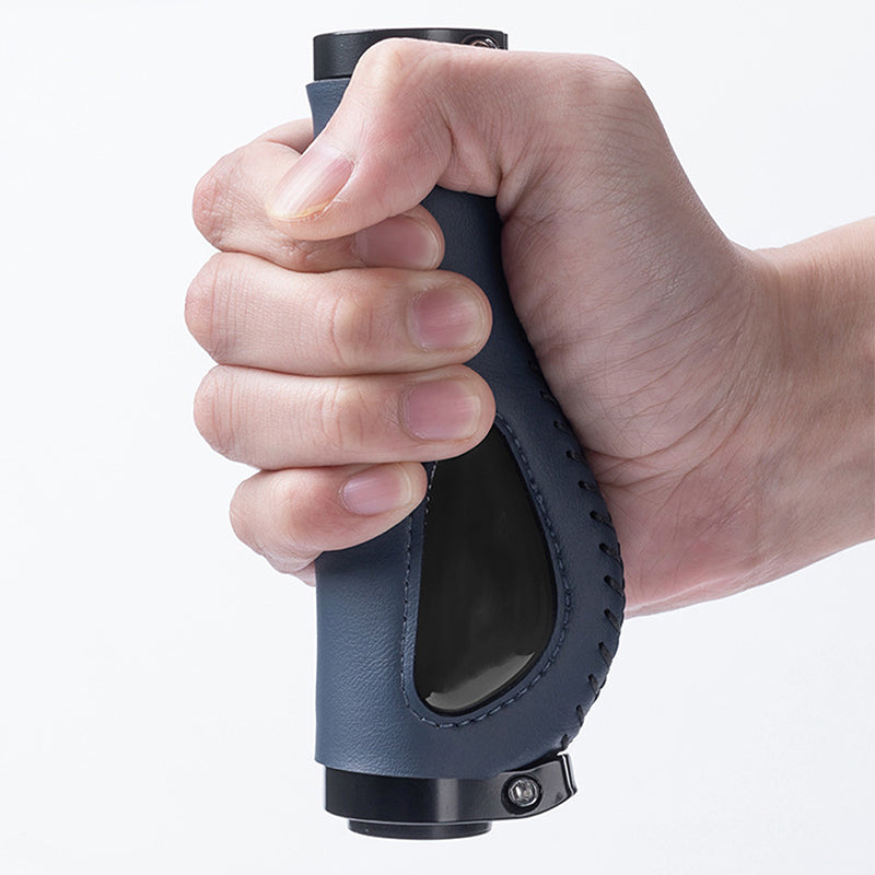 Poignées de guidon ergonomiques pour vélo avec repose-paume antidérapant
