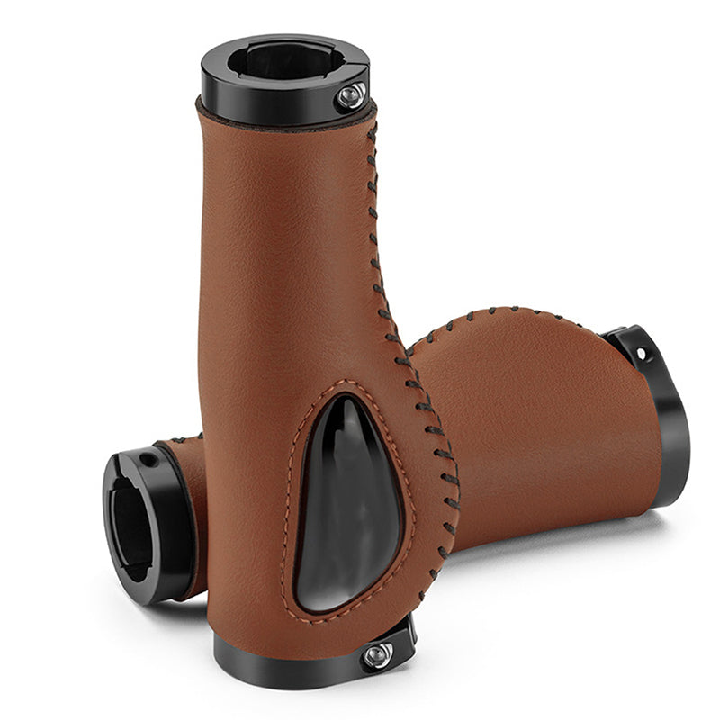 Poignées de guidon ergonomiques pour vélo avec repose-paume antidérapant